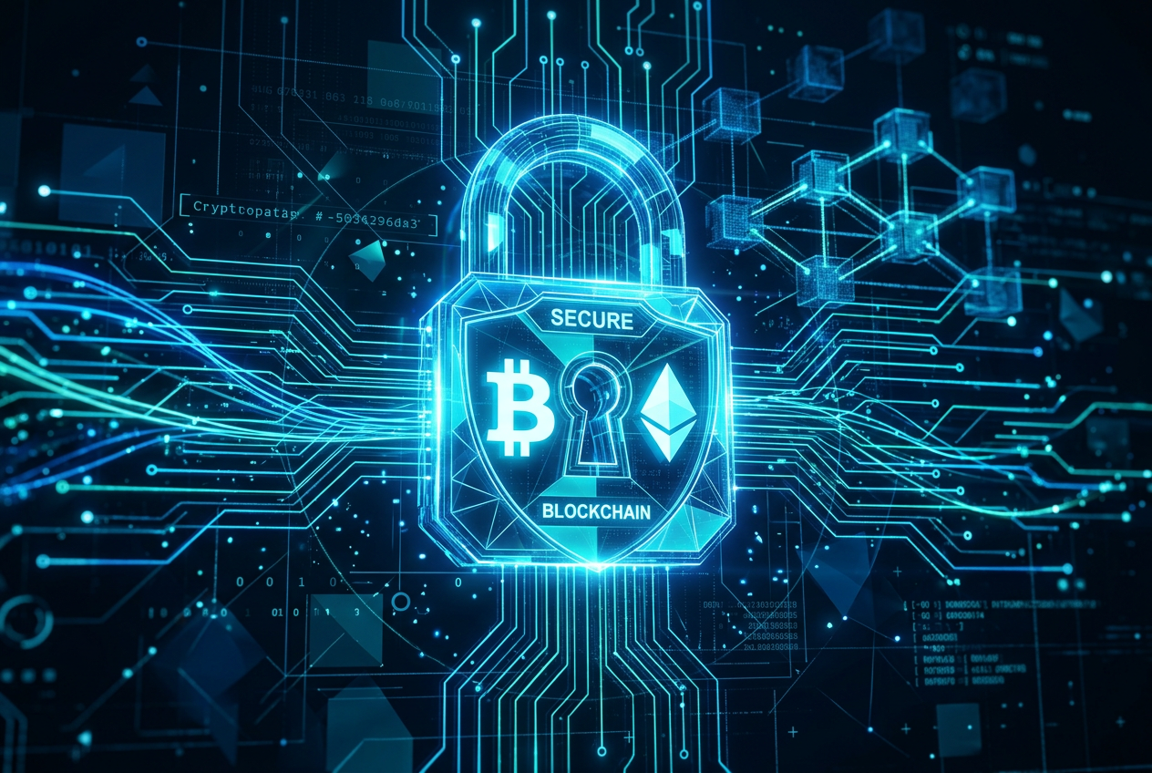 Wizualizacja zabezpieczeń płatności blockchain w kasynie