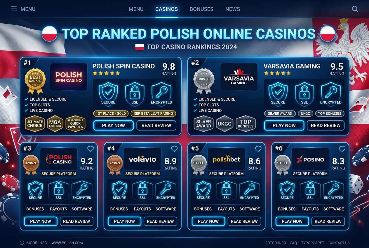 Bezpieczeństwo i ranking kasyn online w Polsce